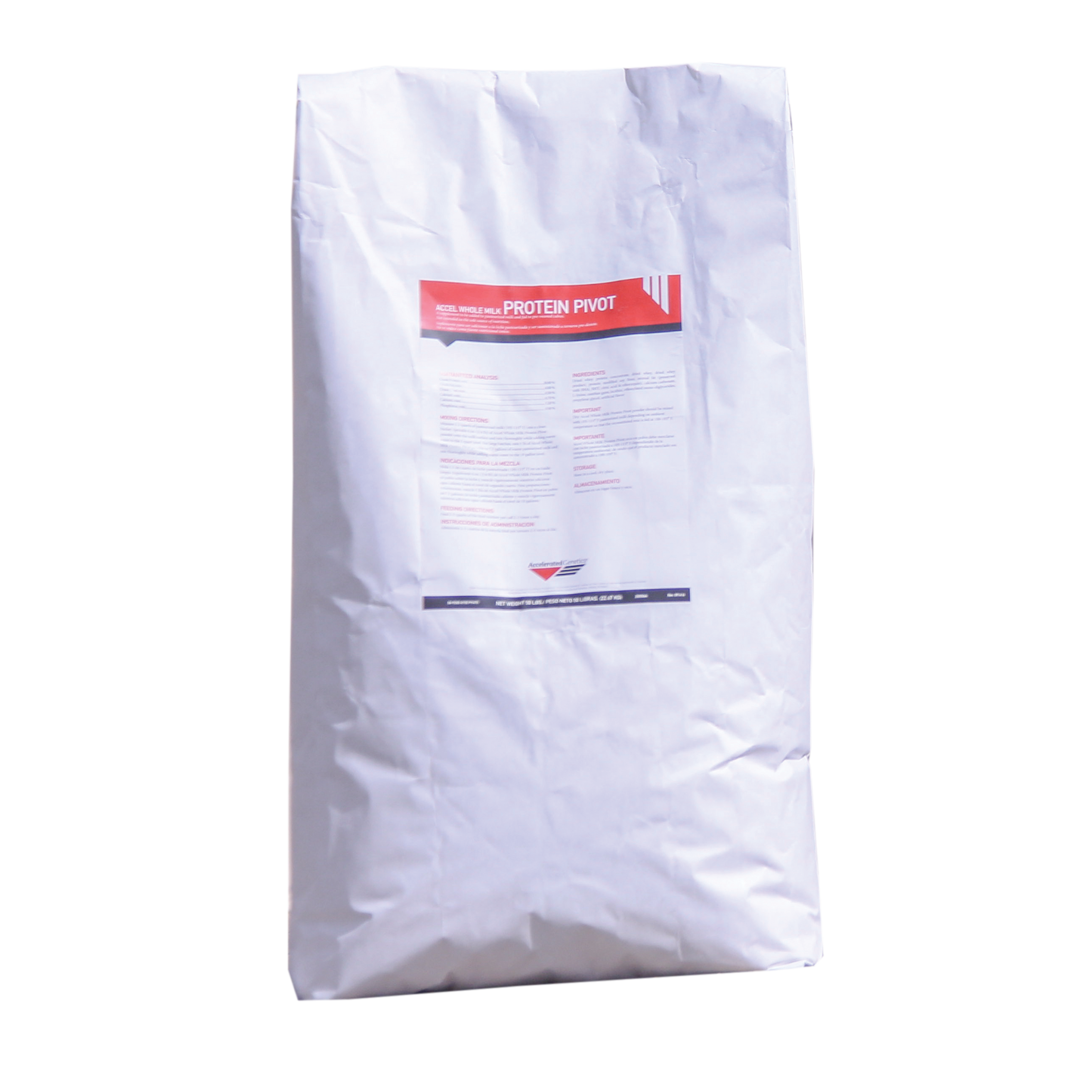 bag of accel whole milk protein pivot