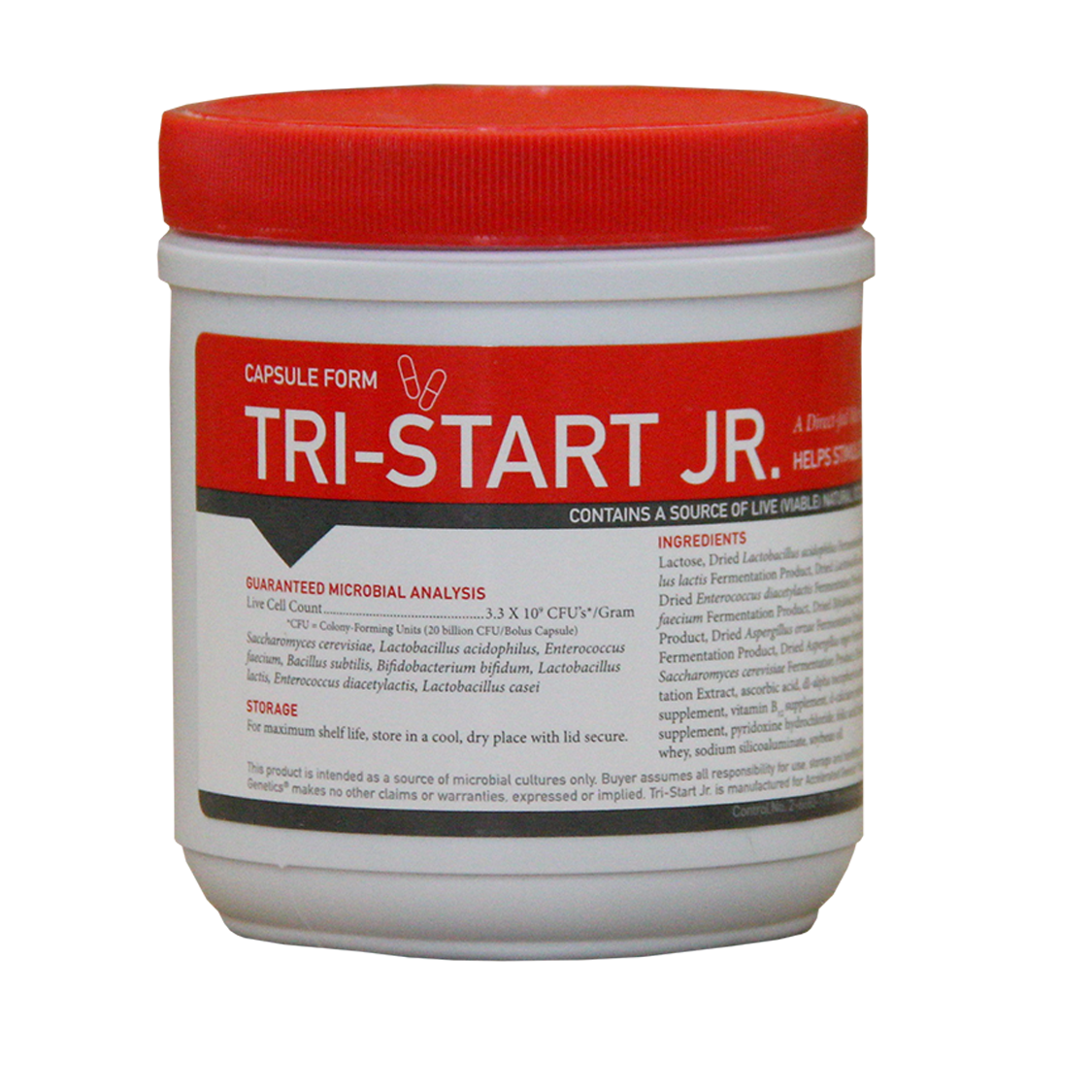 a jar of tri-start junior